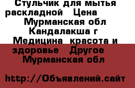 Стульчик для мытья раскладной › Цена ­ 3 000 - Мурманская обл., Кандалакша г. Медицина, красота и здоровье » Другое   . Мурманская обл.